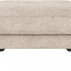 Puf/fodskammel til sofa Rowico Corwin lysegrå med sorte metalben 84Ã64Ã45 cm